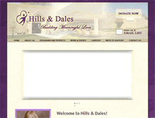 Tablet Screenshot of hillsdales.org